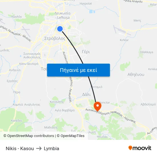 Nikis - Kasou to Lymbia map