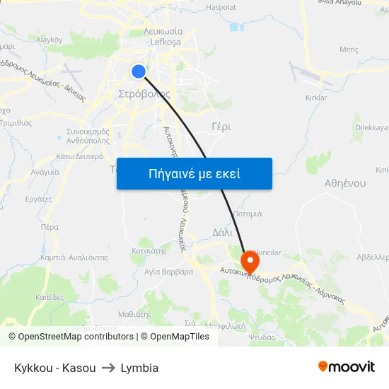 Kykkou - Kasou to Lymbia map