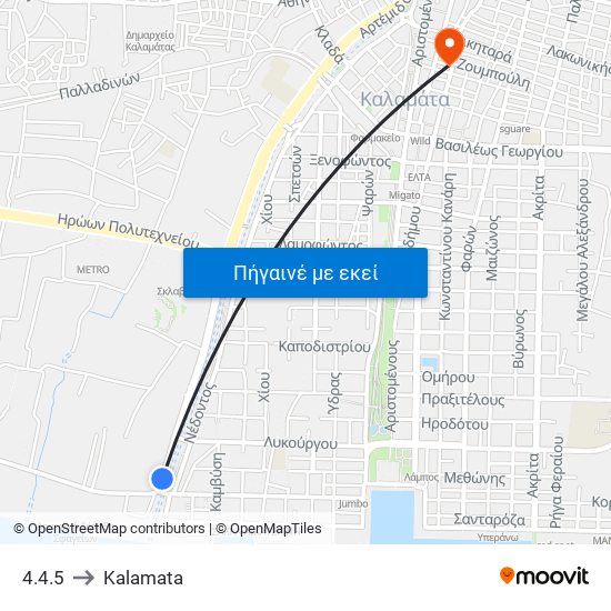 4.4.5 to Kalamata map
