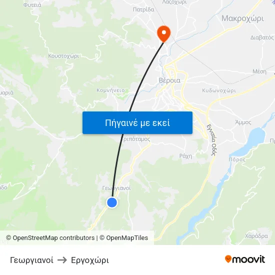 Γεωργιανοί to Εργοχώρι map