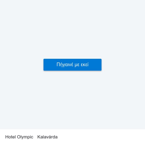 Hotel Olympic to Kalavárda map