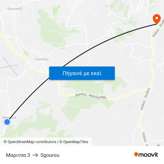 Μαριτσα 3 to Sgourou map