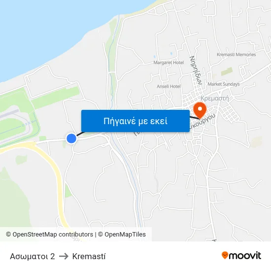Ασωματοι 2 to Kremastí map