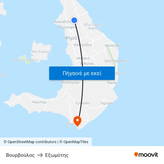 Βουρβούλος to Eξωμύτης map