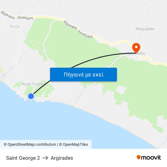 Saint George 2 to Argirades map