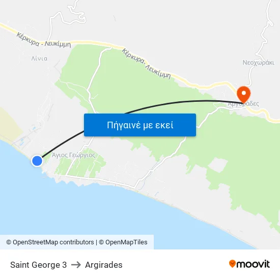 Saint George 3 to Argirades map