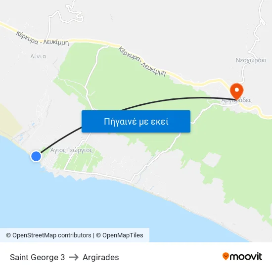 Saint George 3 to Argirades map