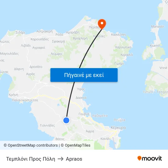 Τεμπλόνι Προς Πόλη to Apraos map