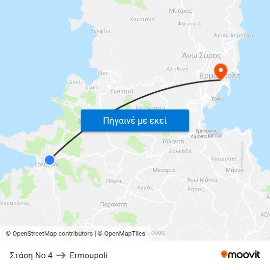 Στάση Νο 4 to Ermoupoli map