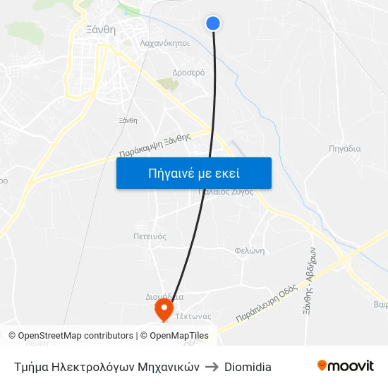 Τμήμα Ηλεκτρολόγων Μηχανικών to Diomidia map