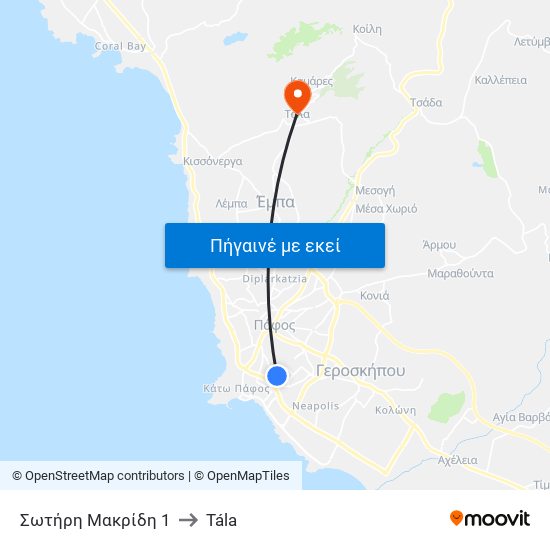 Σωτήρη Μακρίδη 1 to Tála map