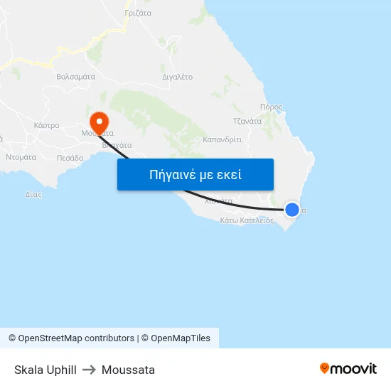 Skala Uphill to Moussata map