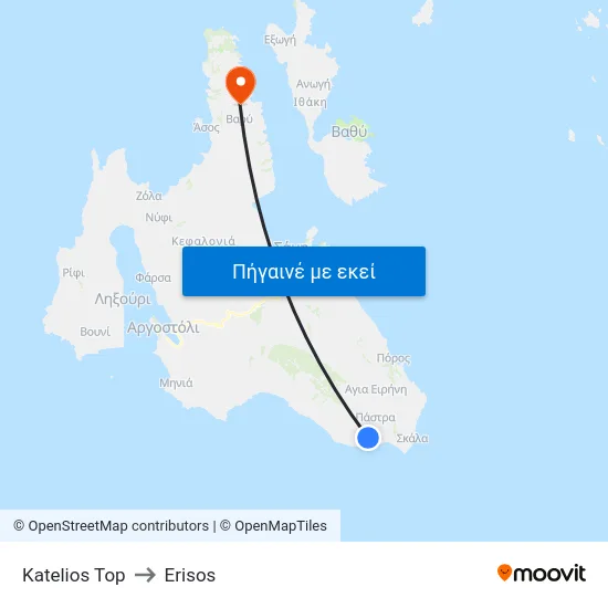 Katelios Top to Erisos map
