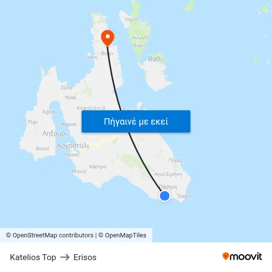 Katelios Top to Erisos map