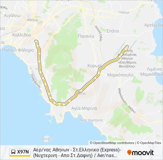 X97N  Line Map
