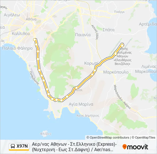 X97N  Line Map