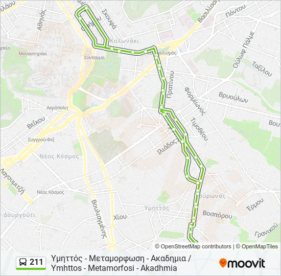 211  Line Map