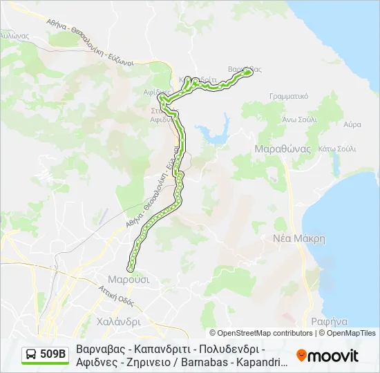 509Β  Line Map