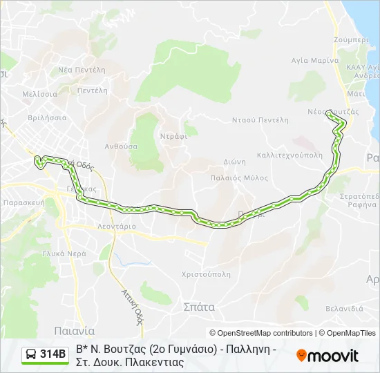 314Β  Line Map