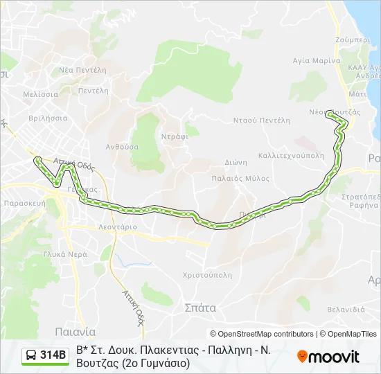 314Β  Line Map