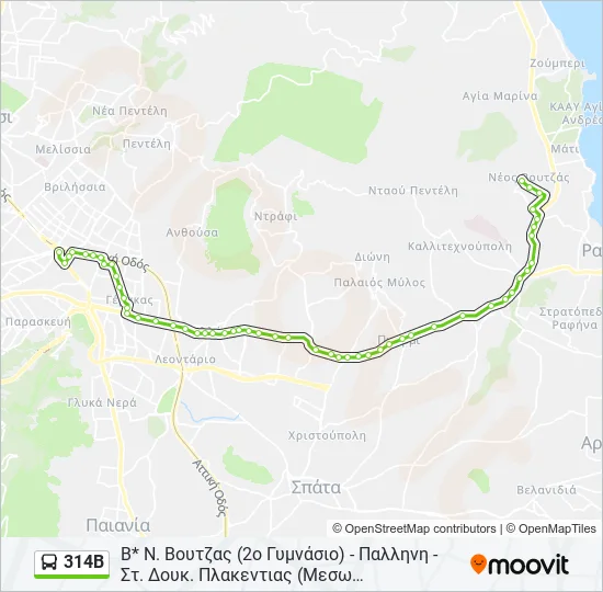 314Β  Line Map