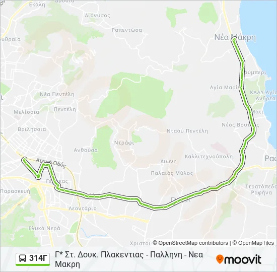 314Γ  Line Map