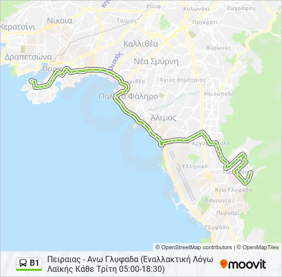 Β1  Line Map