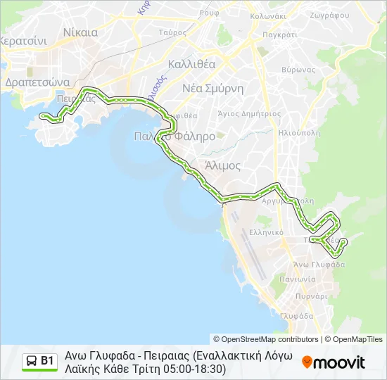 Β1  Line Map