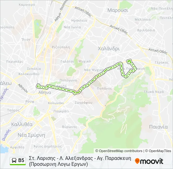 Β5  Line Map