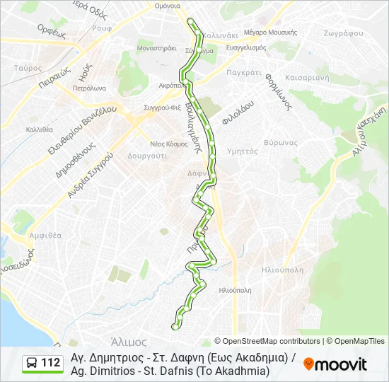 112  Line Map