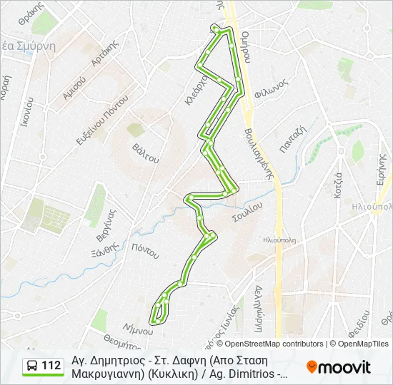 112  Line Map