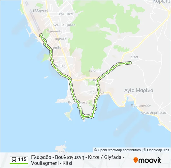 115  Line Map