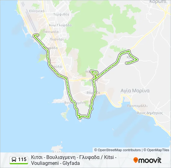 115  Line Map