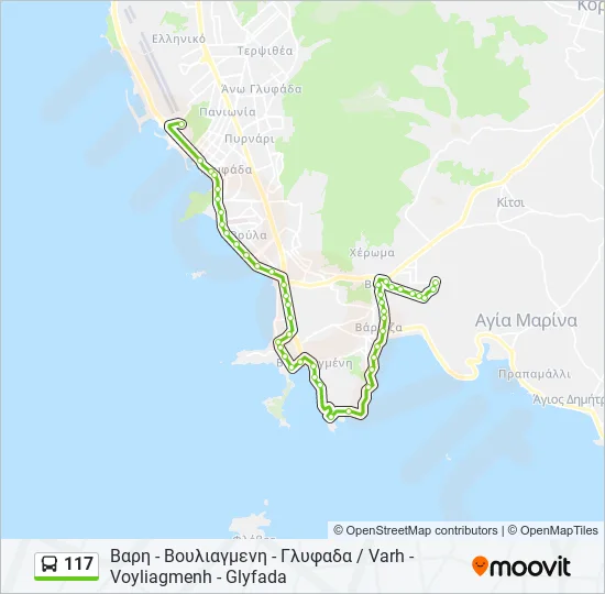 117  Line Map