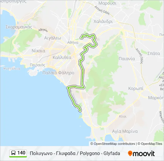 140  Line Map