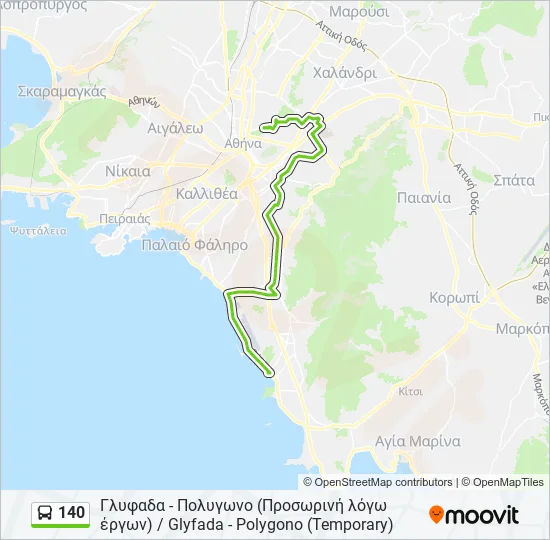 140  Line Map