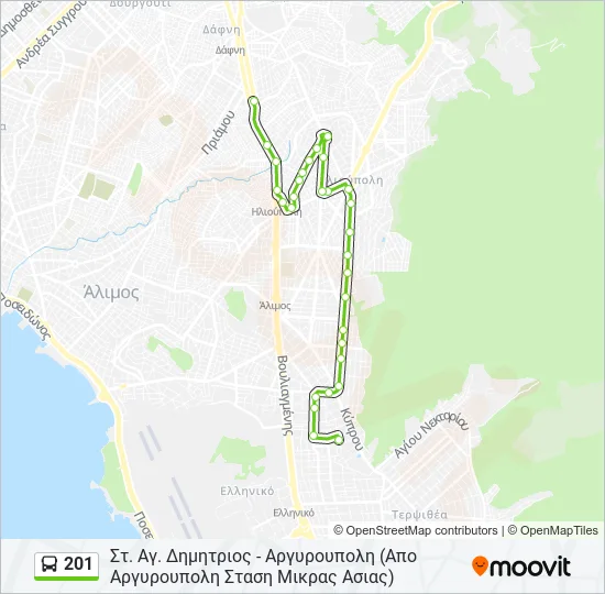 201  Line Map