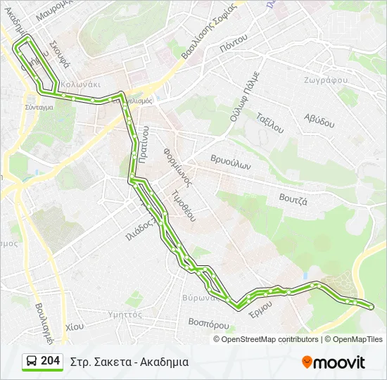204  Line Map