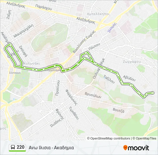 220  Line Map