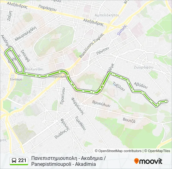 221  Line Map