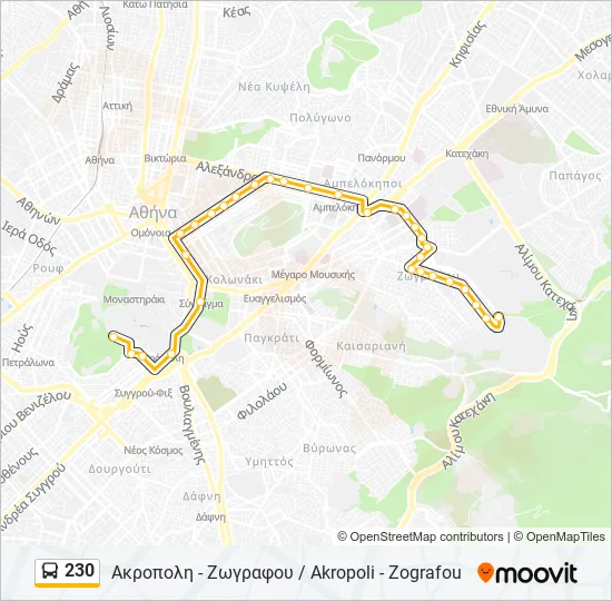 230  Line Map