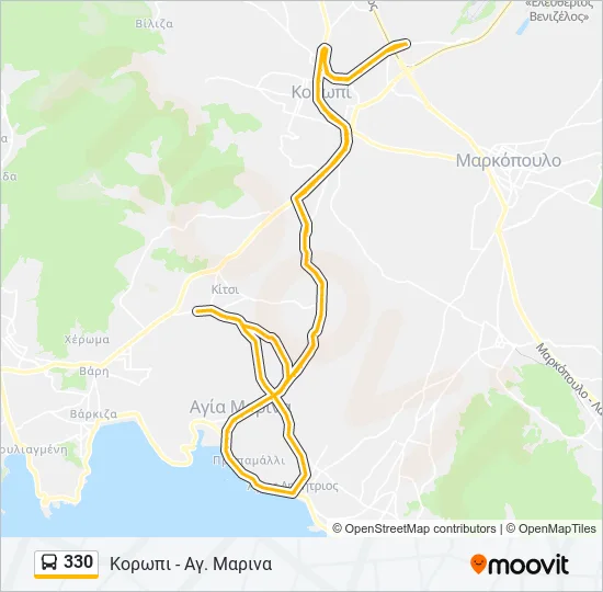 330  Line Map