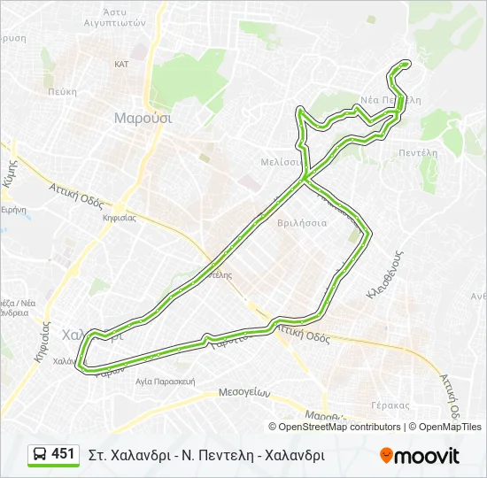 451  Line Map