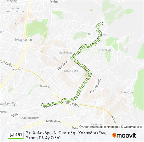 451  Line Map