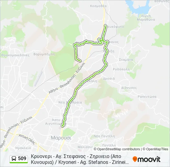 509  Line Map