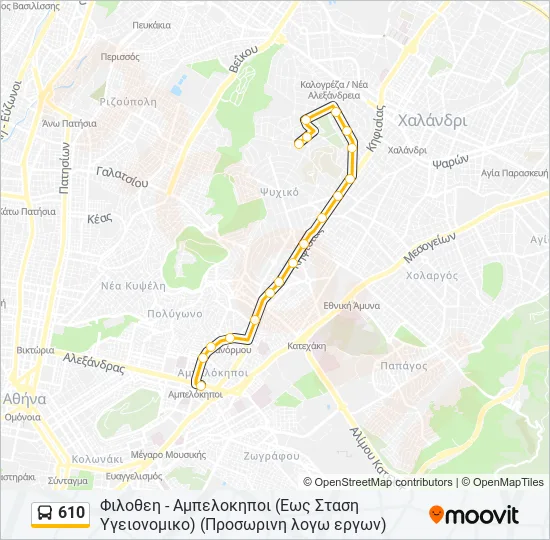 610  Line Map