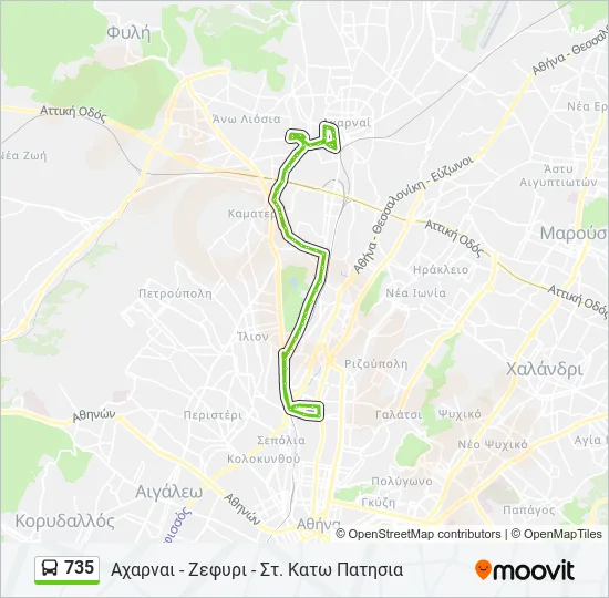 735  Line Map
