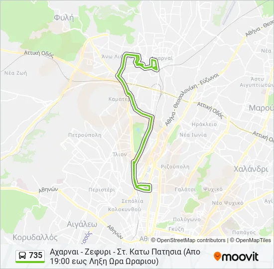 735  Line Map