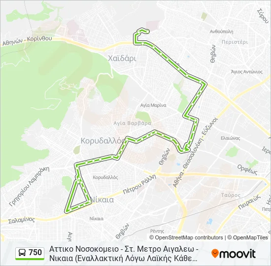 750  Line Map
