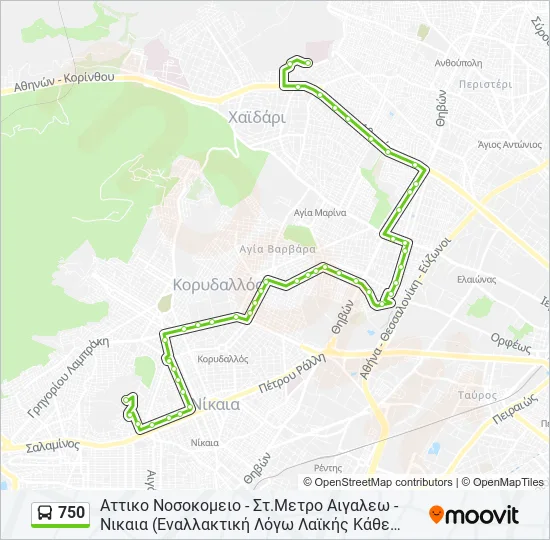 750  Line Map